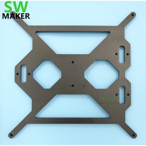 SWMAKER 6MM aluminum alloy bed support plate for Prusa I3 HEATED BED SUPPORT