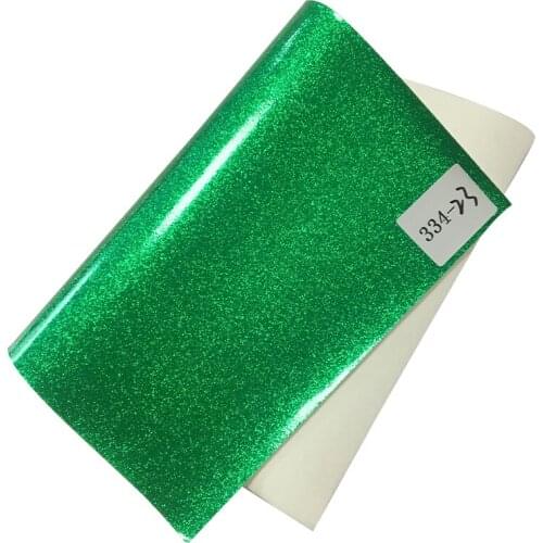 Plain Design Glitter PU Crystal Faux Leather Fabric Sheet for Making Shoe/Bag/DIY Accessories/Notebook Cover/Decoration
