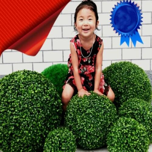 10-50cm Artificial Green Grass Ball Plastic Plant Ornament Party Decoration Garden Decor Wedding Party Decor Garden Home Decor