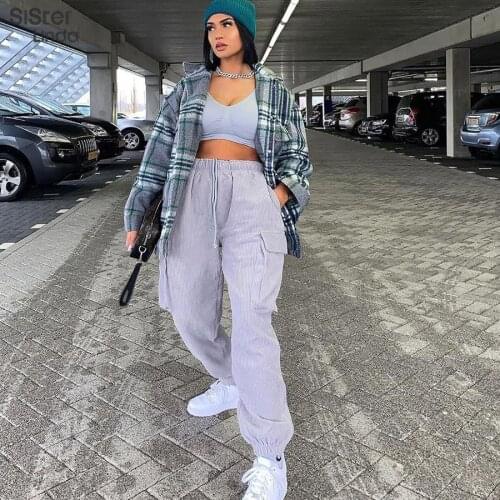 Женские брюки карго Sisterlinda China At AliExpress