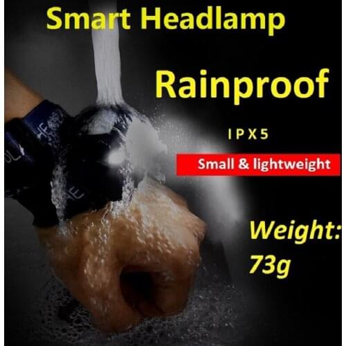 LED HeadLamp Motion Sensor 5000LM USB Rechargeable head lamp headlight 5 Modes For Running, Camping, Hiking & More