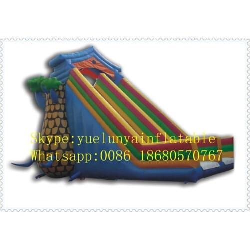 Factory direct Inflatable slide,Inflatable castle,Large tree slide KY-20