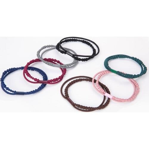 10pcs/lot Women Hair Accessories Cute Girl Kids Bow Hairband Turban Headband Headwear Lace hair ring