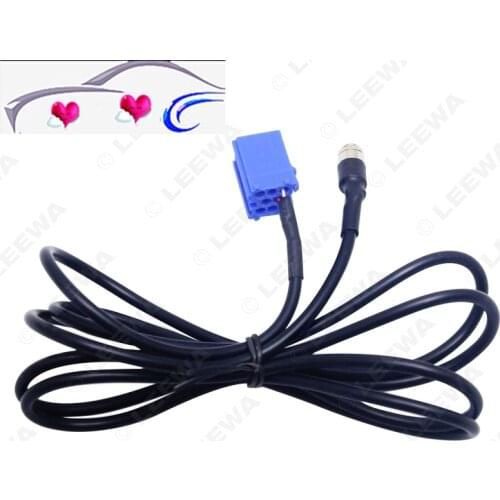 10pcs Aux Cable Adapter Female 3.5mm Jack Radio Blaupunkt Cd Player Cable For Audi Vw Passat Polo Bora