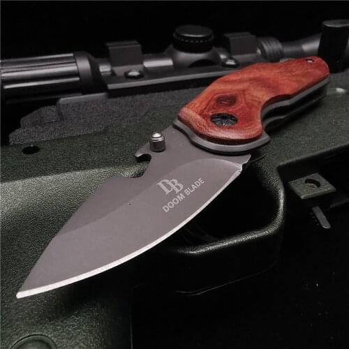 15CM (5.9') 58HRC Exquisite Folding Knife, Pocket Knife, Tactical Survival Hunting Camping Blade, Multi-purpose Outdoor Tool