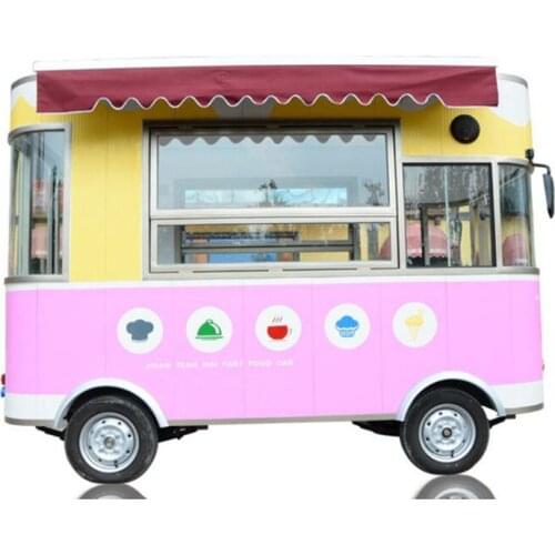 2019 Electric Street Snack Ice Cream Cart Hot Dog Trailer Food Truck For Sale