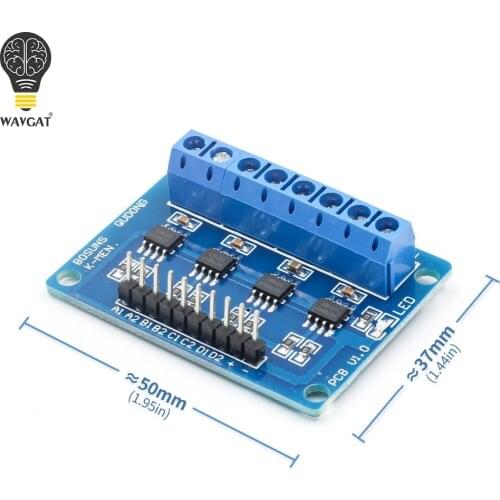 HG7881 4-Channel DC Stepper Motor Driver Controller Board for Arduino