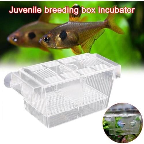 Acrylic Aquarium Tank Incubator Multi-purpose Juvenile Breeding Box Isolation Box Aquarium Fish Breeding Box Pet Fish Tank