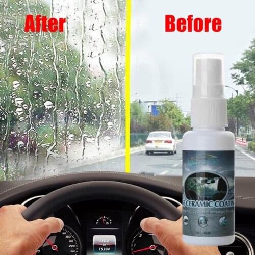 Car Accessories 30ml Automobile Windshield Water Repellent Rainproof Nano Hydrophobic Coating Car Waxing Care Car Cleaner TSLM1