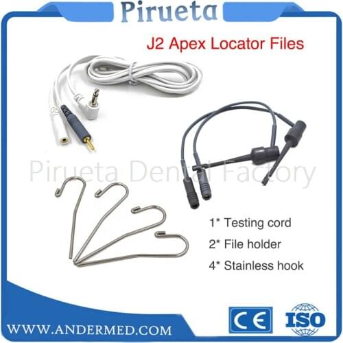 Free Shipping Dental Material Endo Apex Locator Root Canal Finder Testing Cord Files fit J2