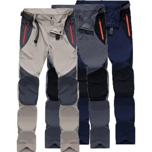 Mens Summer Water proof Hiking Pants Men Outdoor Sports Breathable Trekking Trousers Mens Mountain Climbing Fishing cargo Pants