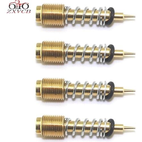 For Kawasaki ZZR400 ZX6 ZX4 ZX7 ZX-9R ZX9R ZZR 400 ZX 4 6 7 motorcycles carburetor fuel ratio adjusting screw the carb air screw