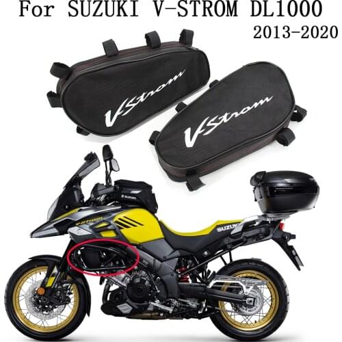 FOR SUZUKI V-STROM DL1000 2013 2014 15 onwards Motorcycle Accessories Frame Crash Bars Waterproof Bag Repair Tool Placement Bag