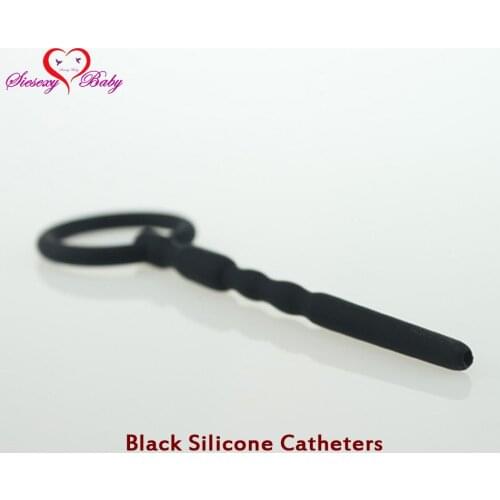 GJDA-006 103mm Urthral Dilators Silicone Penis Plug for men, Urethral Catheter Stretching sex toys, Sounding Urthral Plug