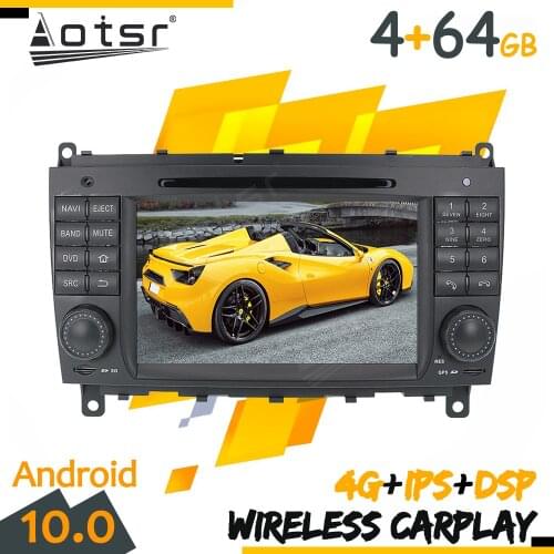 Android Tape Radio Recorder Car For Benz CLK W209 CLS 2006 - 2012 GPS Navi Multimedia Player Stereo Autoradio Carplay Head unit