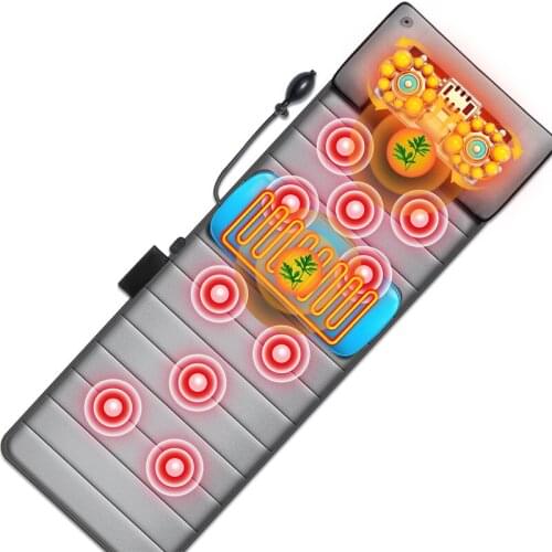 Cervical massager neck waist back multifunctional massage cushion body massage blanket mattress cushion heating pad