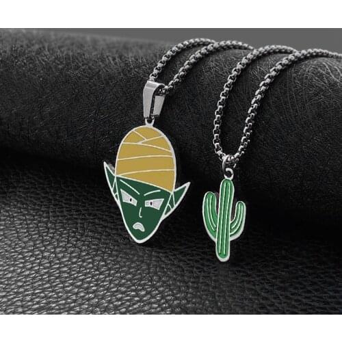 Fashion Cactus Pendant Hip-Hop Male and Female Couple Student Wild Necklace