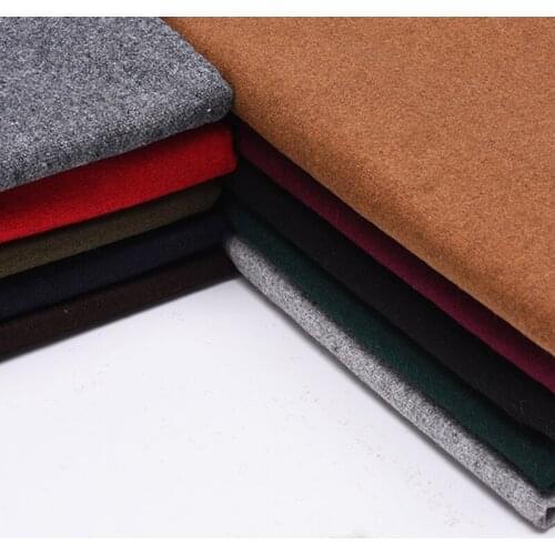Soft Woolen Flannel Fleece Fabric Light Weight Cashmere Tweed Tissu For Sewing Scarf Coat Hat Shoes Eco Friendly Telas 50X150cm