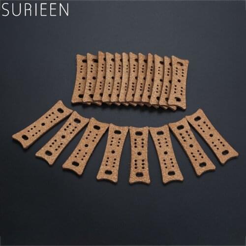 20 Pcs Hunting Microfiber Leather Slingshot Pouches Pouch For Outdoor Shooting Catapults Sling Shots Bow Replacements 60*15*19mm