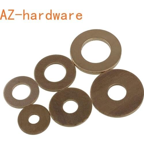 RoSH Environmental Protection Brass Flat Gasket Brass Meson H59 Copper China M2-M10 Spot Wholesale Supply 100Pcs