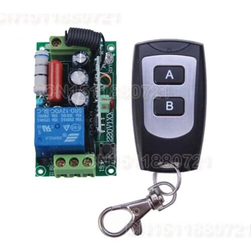 Remote Control Switch AC220V 1CH Lighting Switches Remote ON OFF Light Lamp SMD Power Remote Switch System 315/433.92MHZ Latch