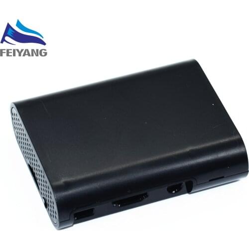 Raspberry Pi 3 Model B & Raspberry Pi 2 Black Case Cover Shell Enclosure Box ABS box (hei)