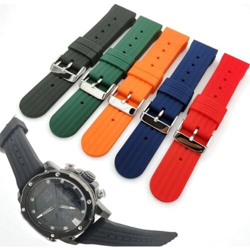 For Seiko sumo marine master SKX007 SRP777J1 20mm 22mm Sport Silicone Watchband Diving Waterproof Watch Strap Bracelet for Men