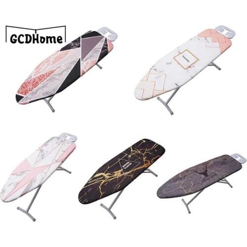 Fabric Marbling Ironing Board Cover Protective Press Iron Folding For Ironing Cloth Guard Protect Delicate Garment Easy Fitted