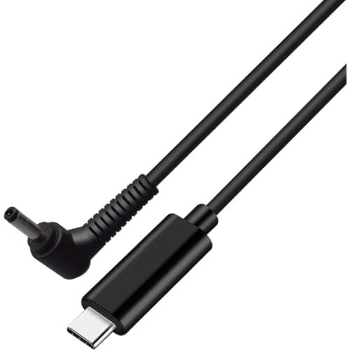 USB-C to DC4.0*1.7MM PD Portable Fast Charging Line,Type-C male head to 4017 notebook Power Charge Cable 1.5M/4.9FT