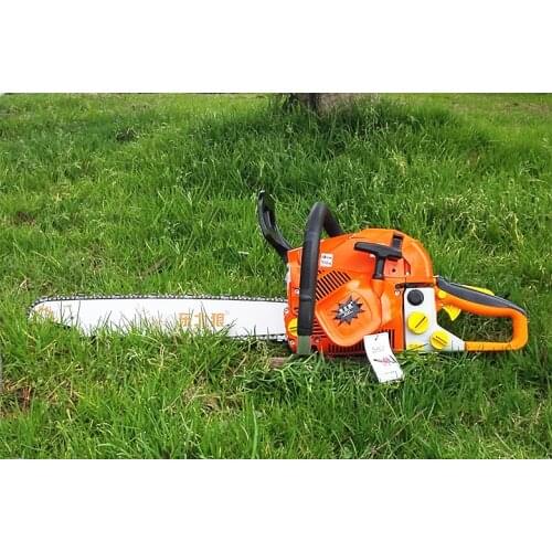 Wood cutting High quality garden tool gasoline 4strokes chainsaw 20" blade 4-stroke gasoline chain saw petrol saw powerful