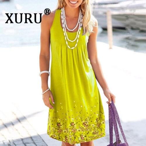 Цветочные летние платья XURU China At AliExpress