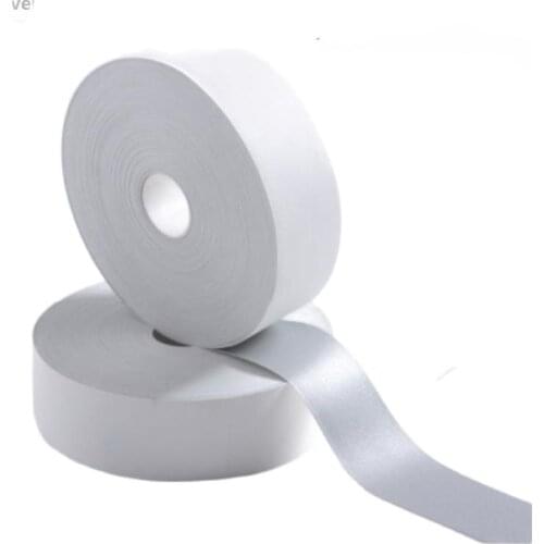 Bright silver flame retardant reflective cloth flame retardant cotton reflective safety fabric warning tapes