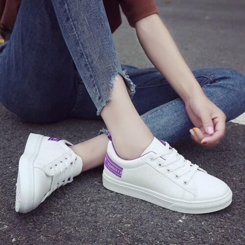 Sneakers women moda mujer 2020 Spring/Autumn classic white shoes Breathable and Lightweight walking platform sneakers U20-64