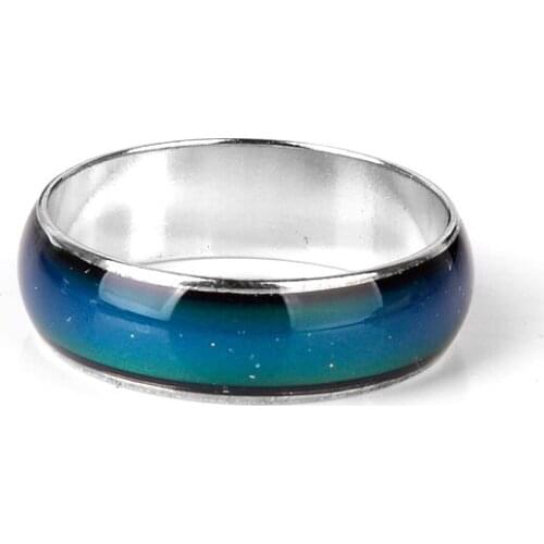 2x Kids Mood Ring Band Temperature Color Changeable Change US Size 5