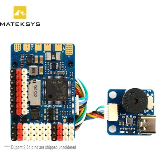 25x25mm MATEK F405-WSE MPU6000 Baro OSD Blackbox F4 Flight Controller 2-6S for INAV M8Q-5883 RC Airplane Fixed-Wing FPV Drones