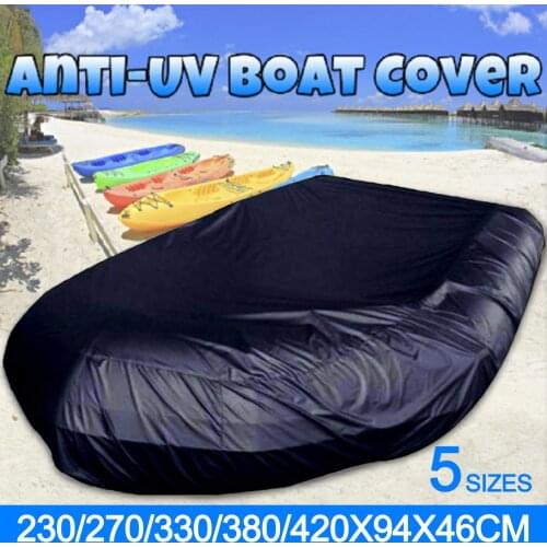 Different 5 Sizes UV Resistant Inflatable Dinghy Cover Waterproof Sunproof Boat Protector