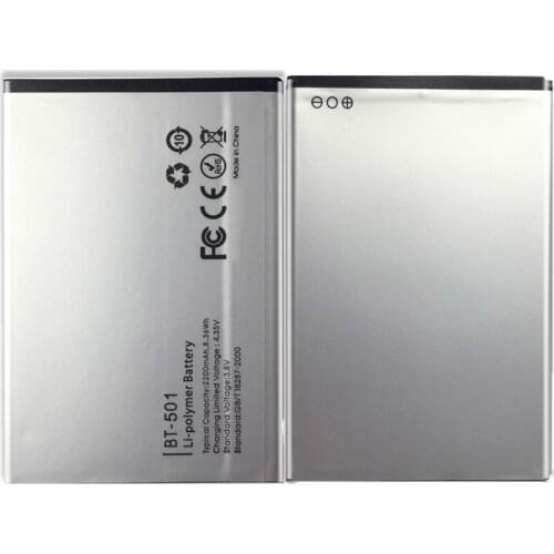 5pcs/lot Genuine BT-501 Battery For LEAGOO Alfa 5 Cell Phone Replacement 2200mAh 3.8V