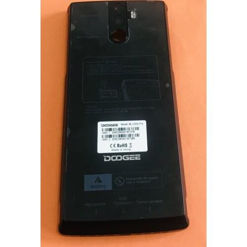 Used Original Back Frame shell case + camera glass for DOOGEE BL12000 Pro MTK6763T Octa Core Free shipping