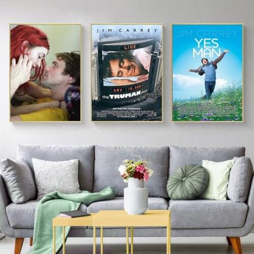 Carrey Classic Movie Comics Room Wall Art Painting Print Canvas Poster Pictures Home Decor