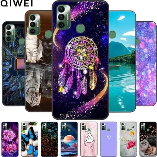 For Tecno Spark 7 Case Cartoon Painted Soft TPU Phone Cases For Tecno Spark 7 Pro 7P 7T Cover Bumper Capa for Spark7P 7 P Spark7
