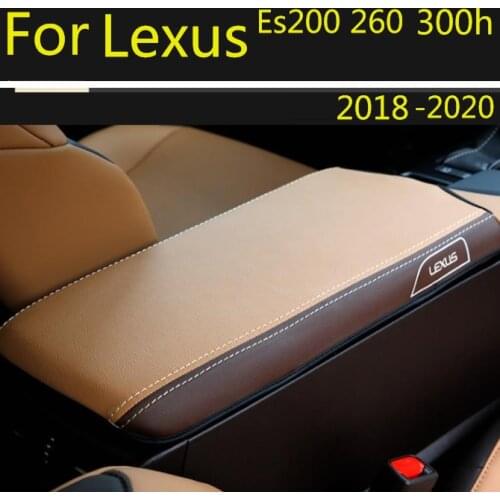 Microfibre Leather Center Armrest box Cover For lexus es200 es260 es300h 2018 2019 2020 car accessories interior