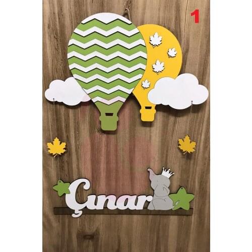 For babies İsme Custom Illuminated Plexiglass Door Ornament