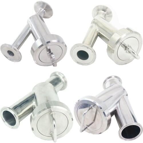 Ferrule O/D 50.5/64/77.5/91/106/119mm Tri Clamp 20-150 Mesh 304 Stainless Steel Sanitary Y Type Strainer Filter Home Brew Wine