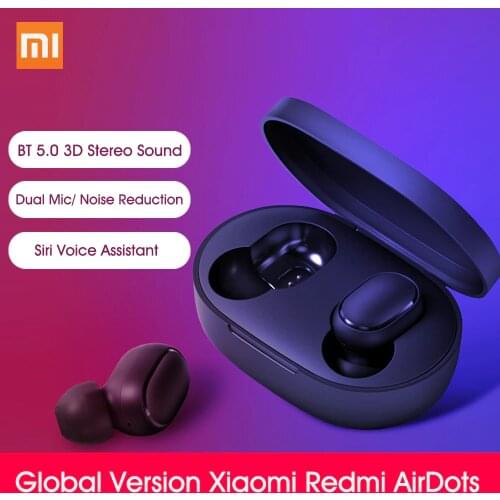 Global Version Xiaomi Redmi AirDots Wireless Earphones Mi True Wireless Earbuds Basic Mini Earphones bluetooth earphone