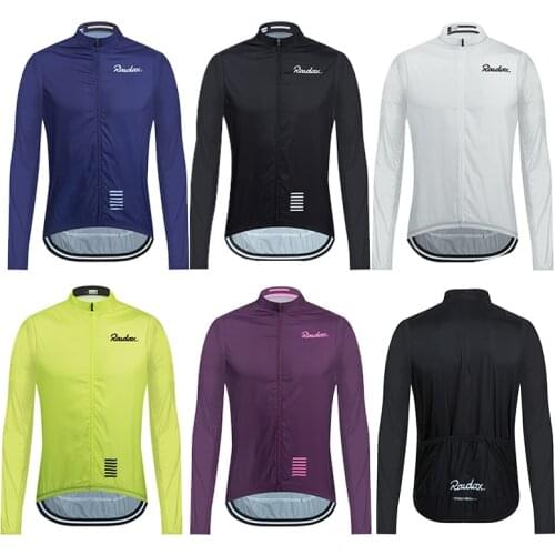 Unisex Cycling Jackets 2021 Bike Windproof Anti-UV Cycling Clothing Color Maillot Sports Longsleeve Light and Thin Cycling Coats