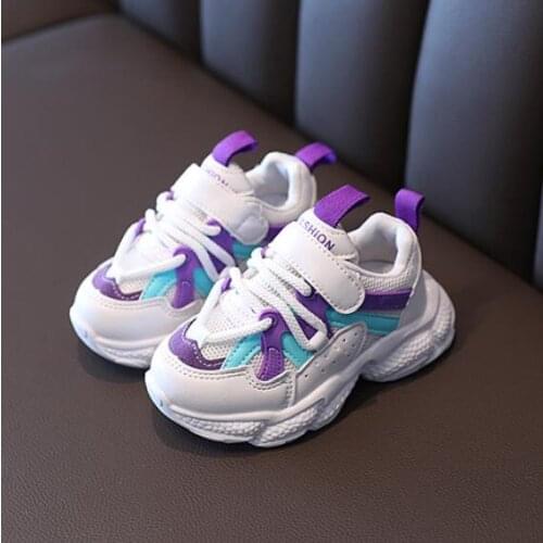 Boys Sneakers For Kids Shoes Baby Casual Light Toddler Girls Running Shoes Fashion Brand White Sport Children Shoes Breathable