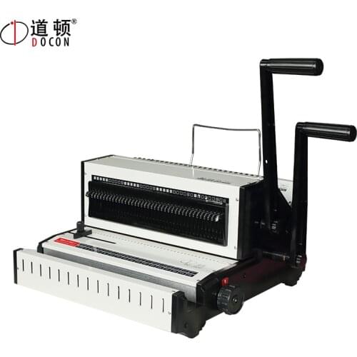 DC-2800 manual 3:1&2:1 wire binding machine wire book binding machine A4 size wire binding machine 40holes wire binding machine