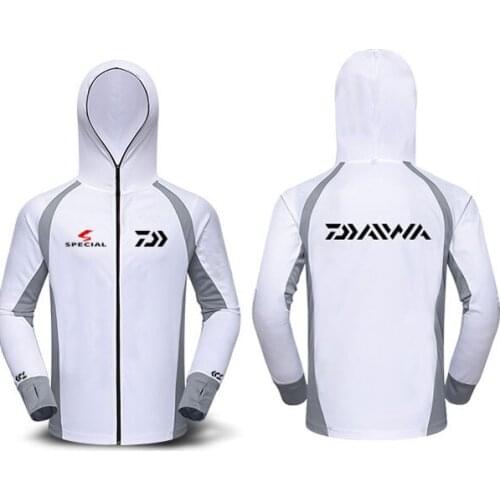 New 2022 Daiwa Performance Fishing Shirt Men UPF 50 UV Sun Protection Quick Dry Mesh Cooling Long Sleeve Fishing Clothes DAIWA