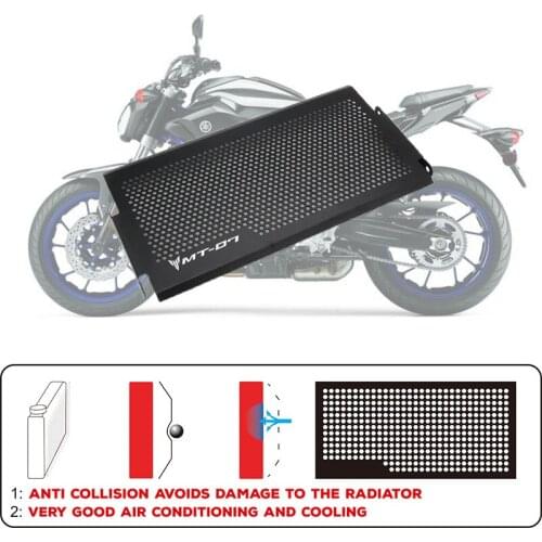 New Motorcycle accessories Engine Radiator Bezel Grille Protector Grill Guard Cover For yamaha MT-07 FZ-07 XSR XSR700 2014-2018