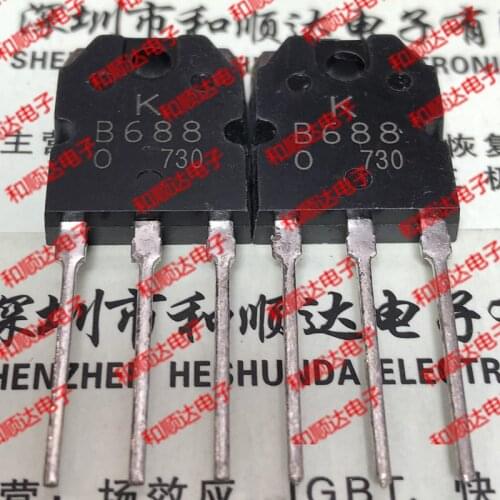 Original New 5pcs/ B688 2SB688 TO-3P 120V 8A